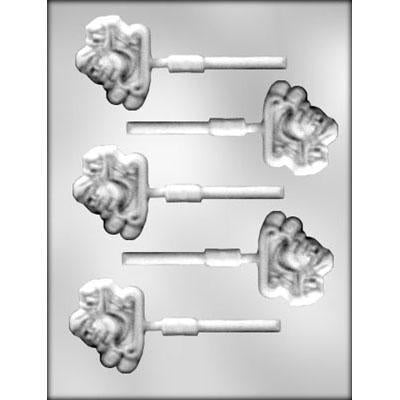 Santa in Sleigh Sucker Chocolate Mold