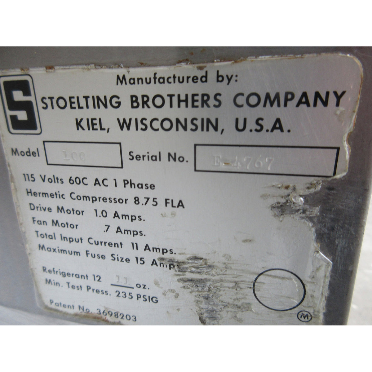 Stoelting 100 Slush Machine, Used Excellent Condition