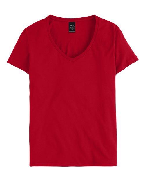 Hanes Women's Perfect-T V-Neck T-Shirt