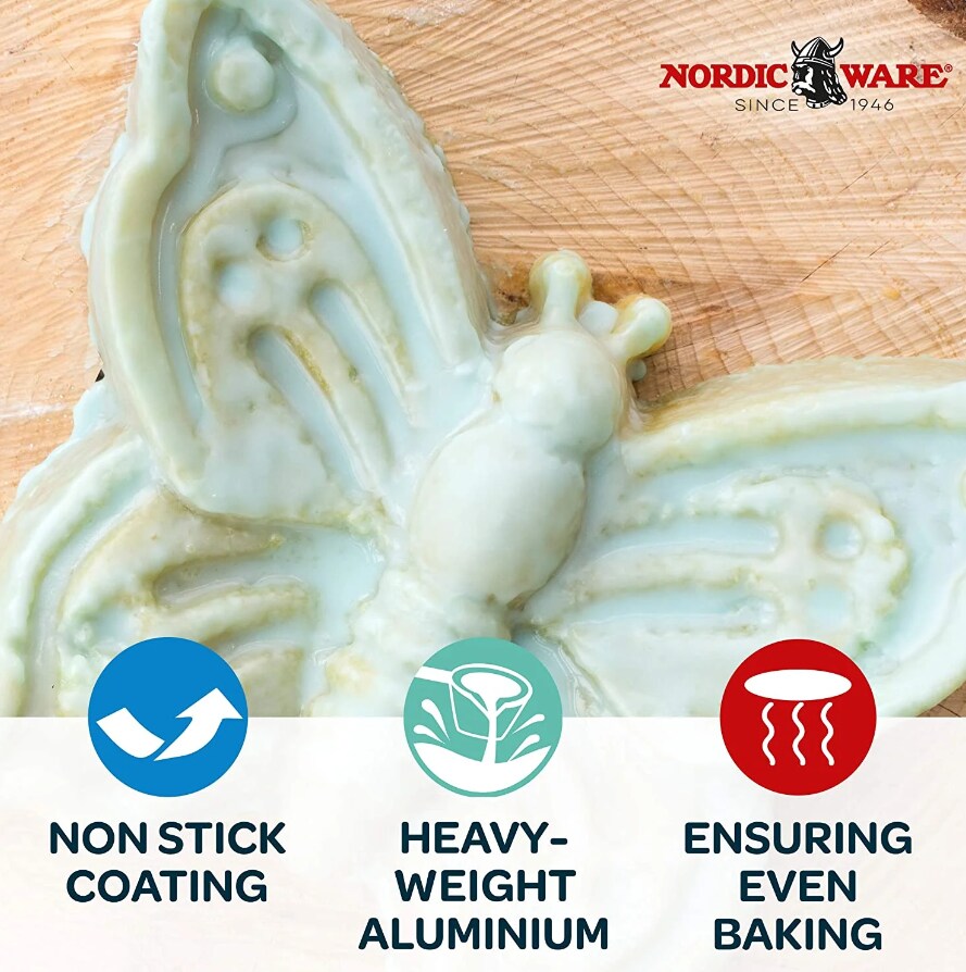 Nordic Ware Butterfly Cake Pan Platinum