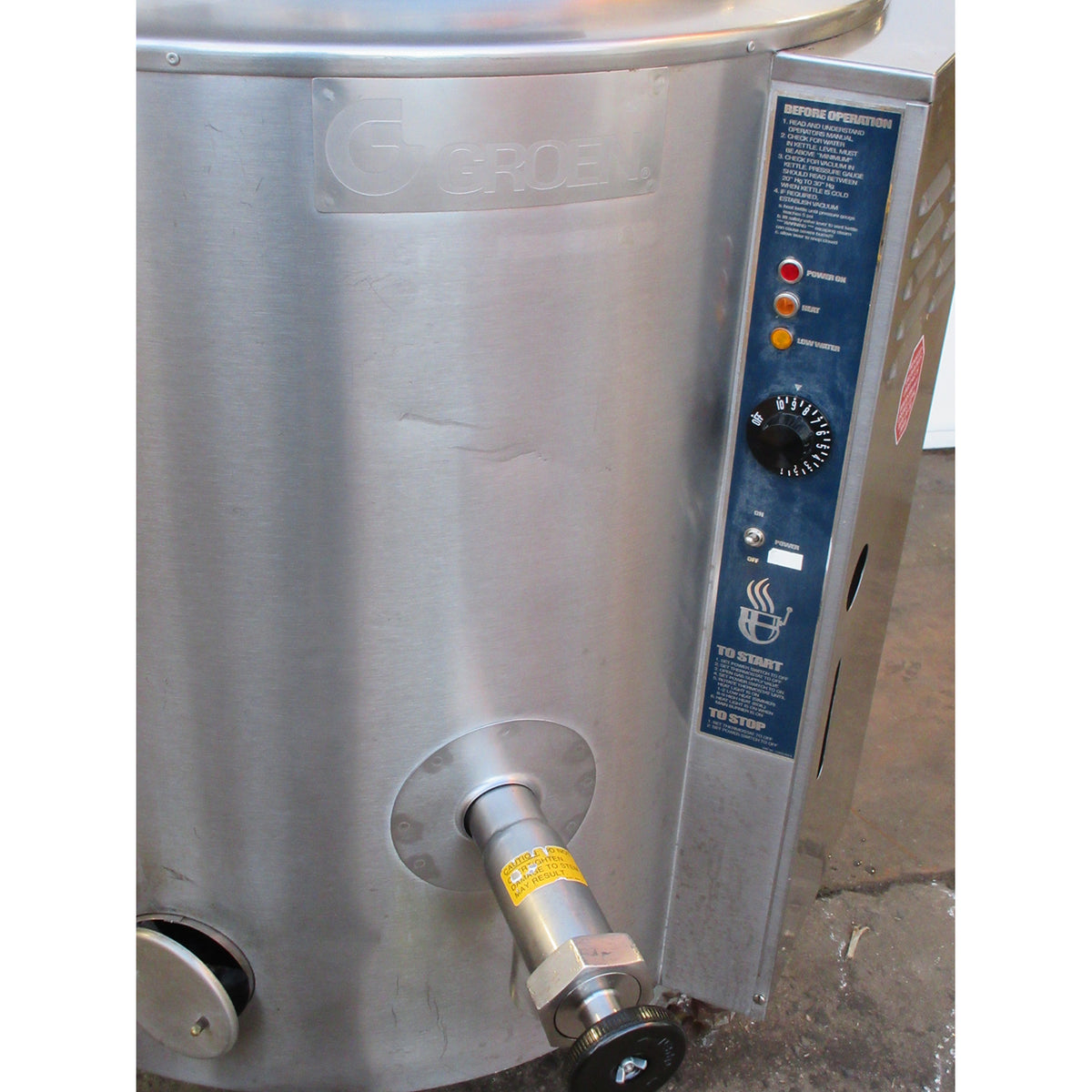 Groen AH-1E-40 Kettle 40 Gallon, Used Excellent Condition