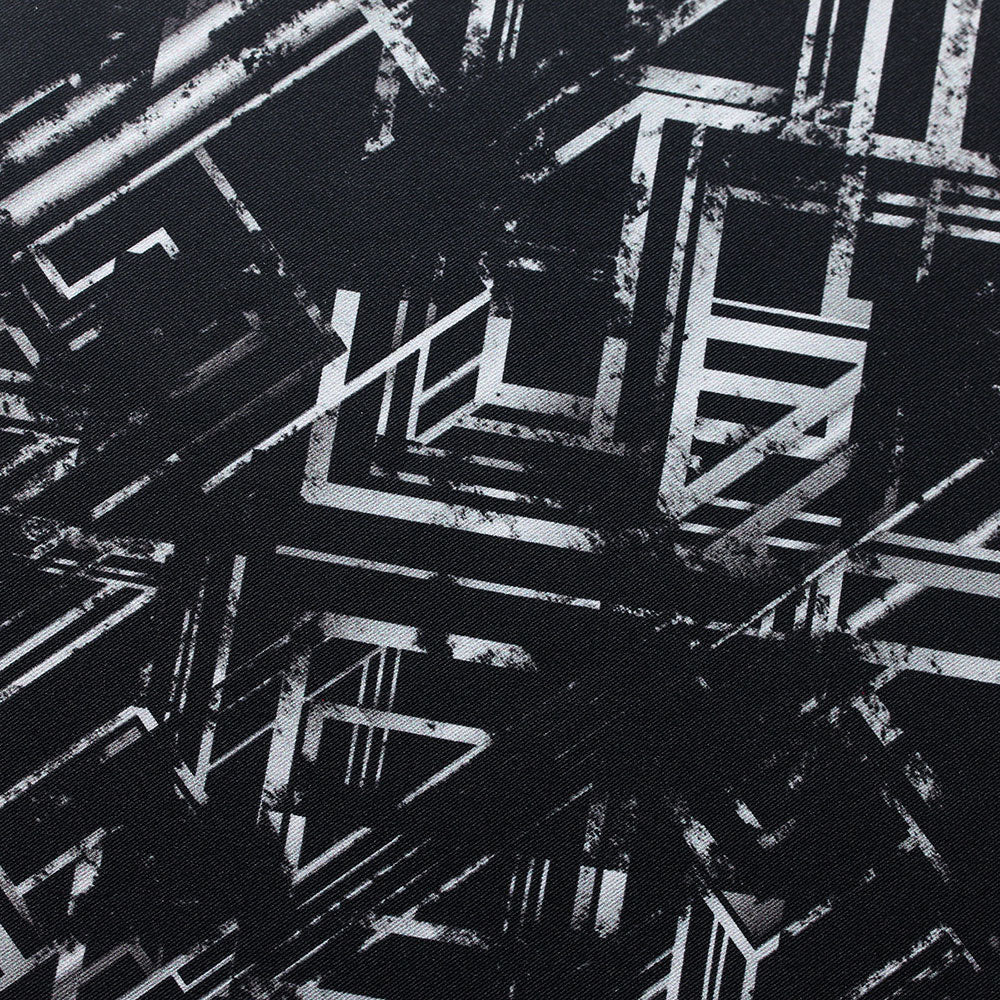 BZ Digital Maxxi Nylon Spandex Fabric - Black-Orange, Black-Pink, Black-Green, Geometric, Abstract, Line Prints, 60" Width (1 Yard)