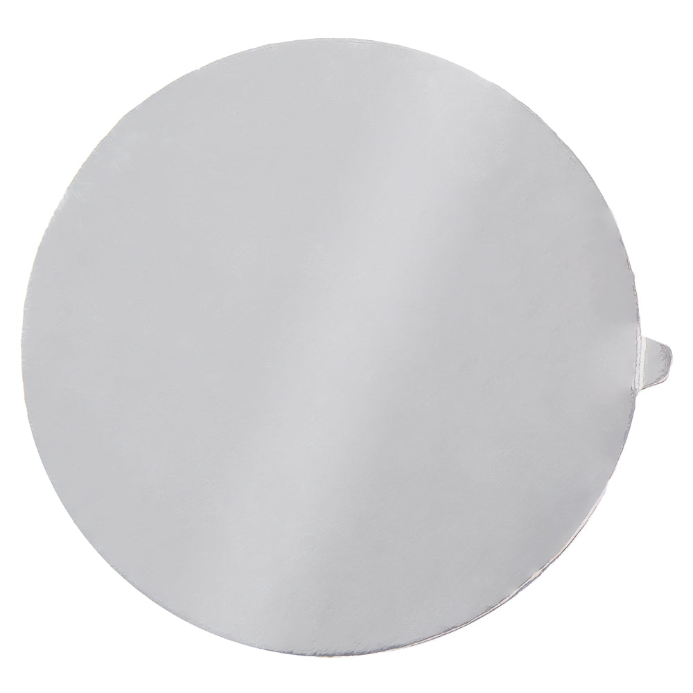 O'Creme Silver Round Mini Board with Tab, 2.75" - Pack of 100