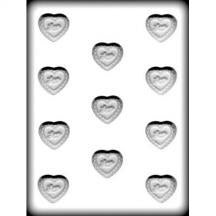 Filigree Heart Hard Candy Mold (8H-1017)*
