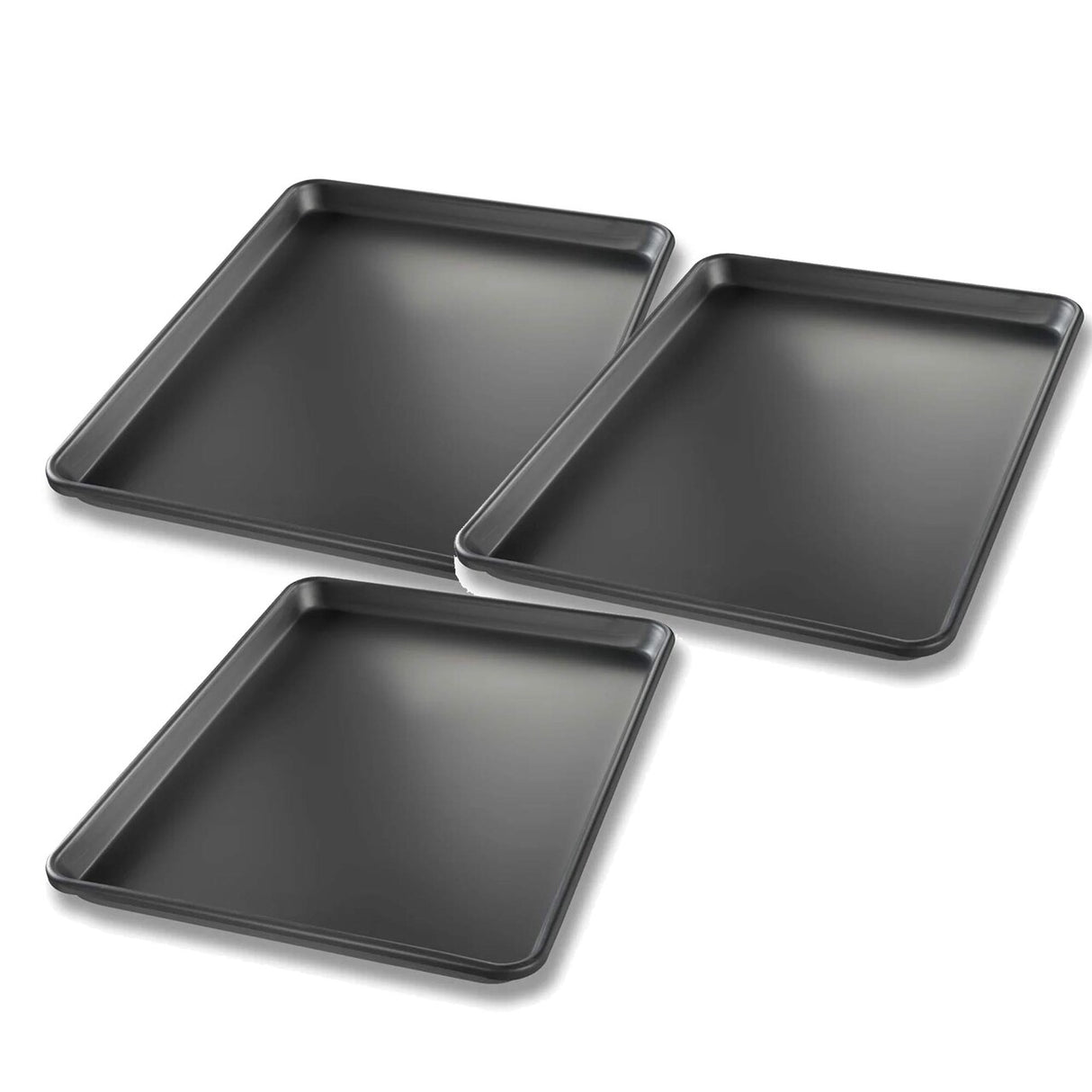 Half Size Sheet Pan 17¾" x 12?" Pre-Seasoned Bakalon 14 Gauge Hardcoat Aluminum