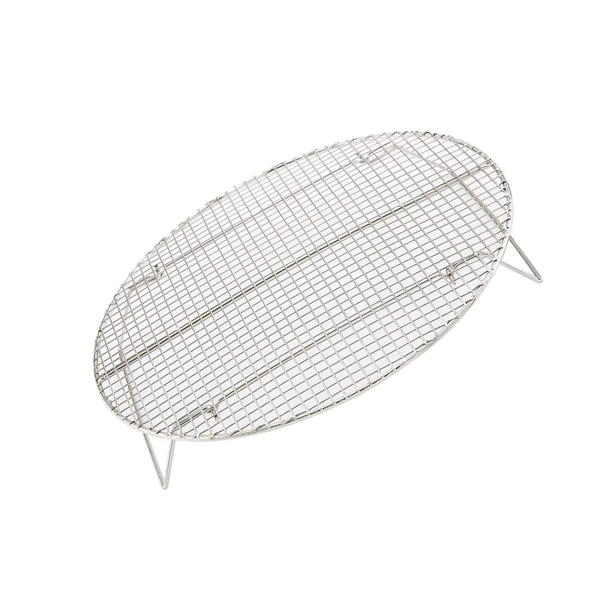 Nickel Plated Round Steamer Rack 17.75 Inch Diameter