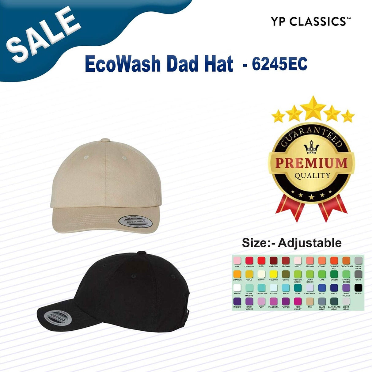 YP Classics® EcoWash Dad Hat