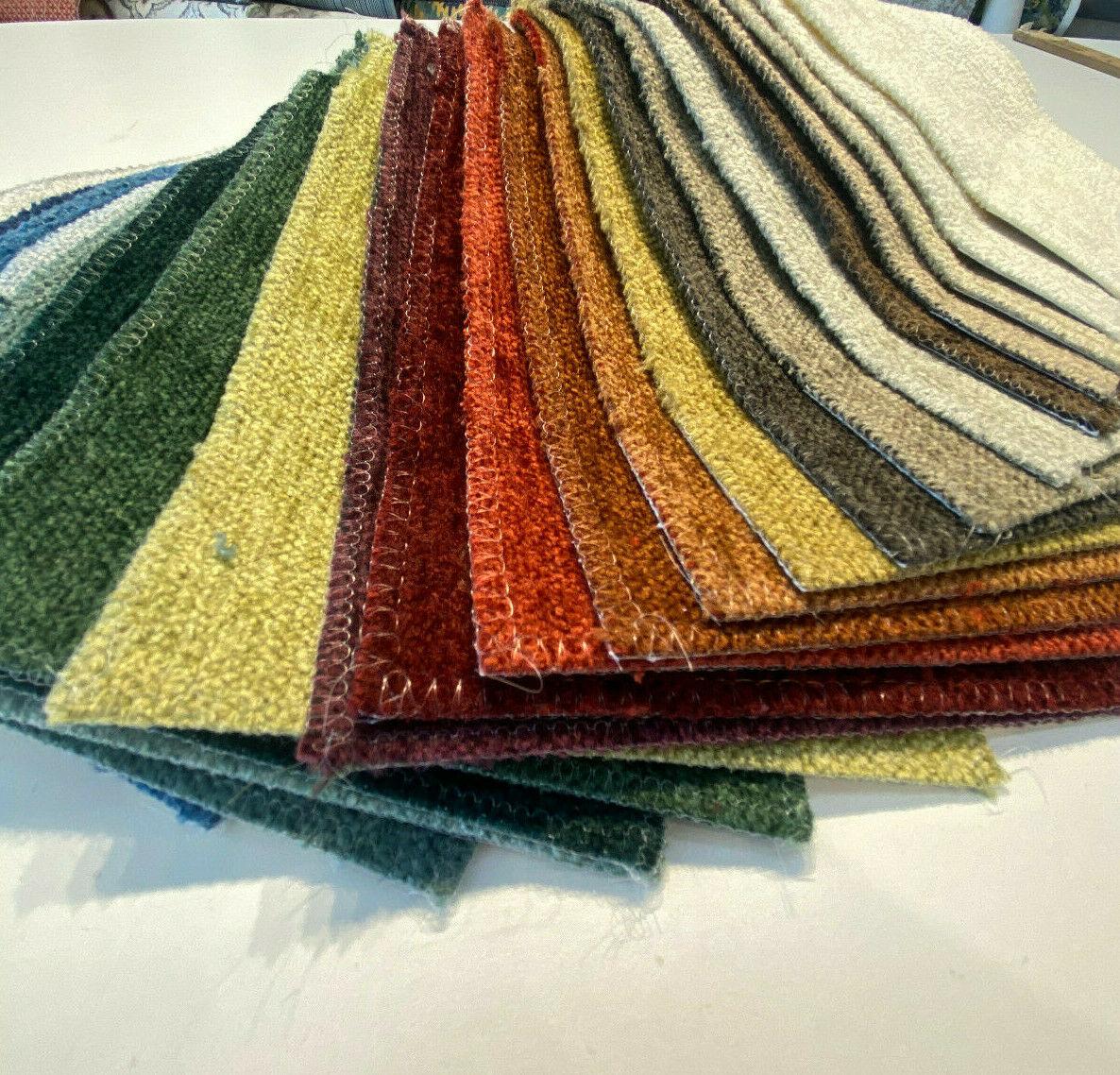 Cuddle Soft Chenille Fabric - Cuddle Pattern, 54" Width, 28 Colors (1 Hanger Sample)