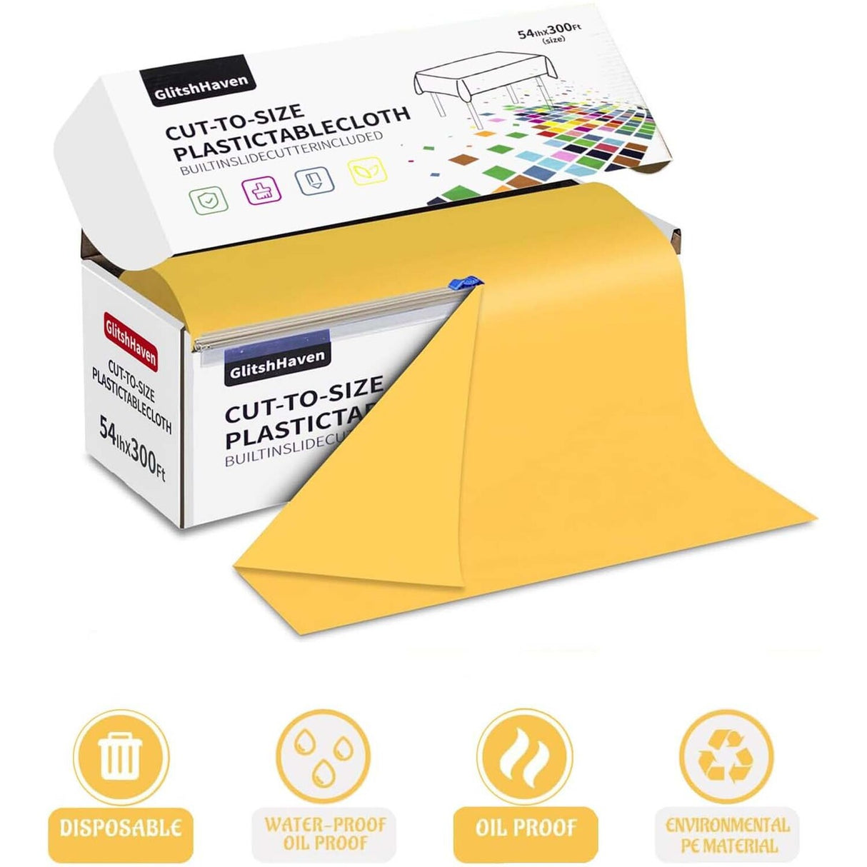 Solid Color Table Cover Roll - 40 Inch x 300 Feet | A Stylish Table Ensemble