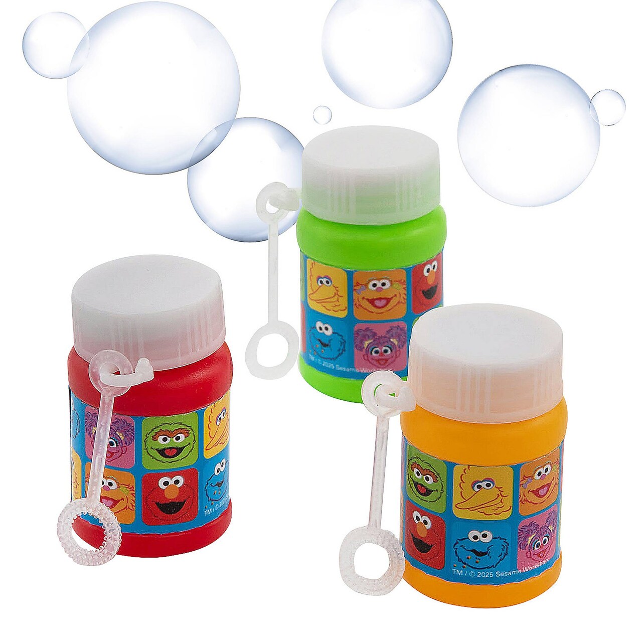 1 oz. Mini Sesame Street Bubble Bottles – 24ct