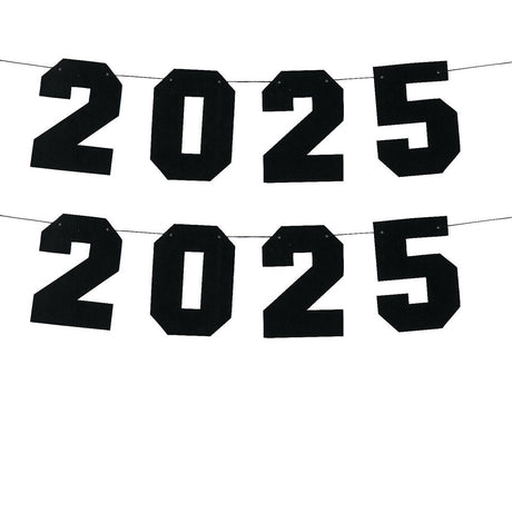 7 Ft. 2025 Party Ready-to-Hang Cardstock Garland