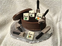 Garden Tool Pour Box With Tools Chocolate Mold
