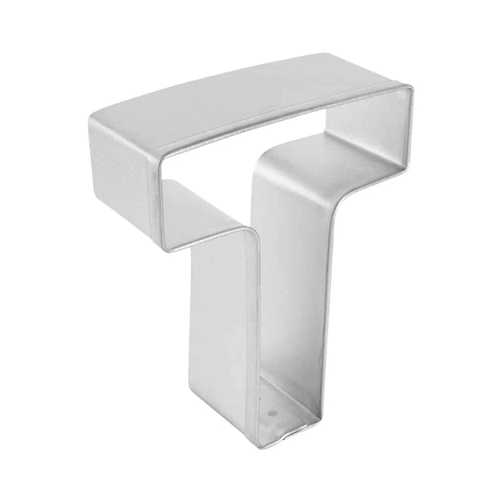 Letter 'T' Cookie Cutter, 2-1/2" x 3"
