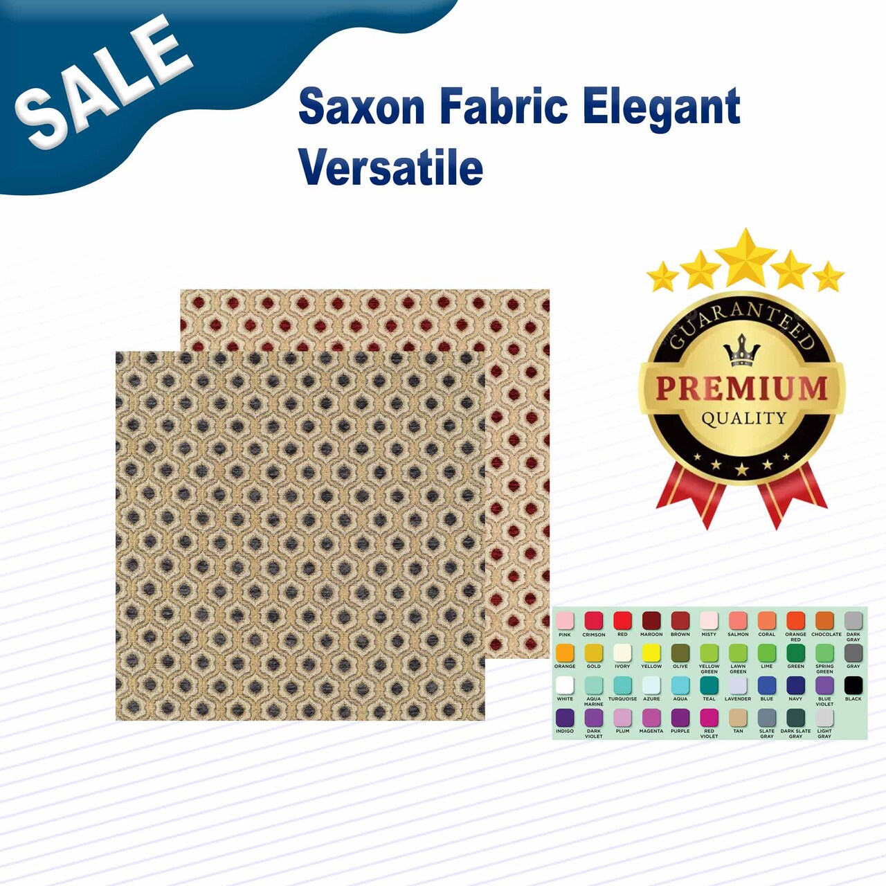 Saxon Fabric Elegant & Versatile