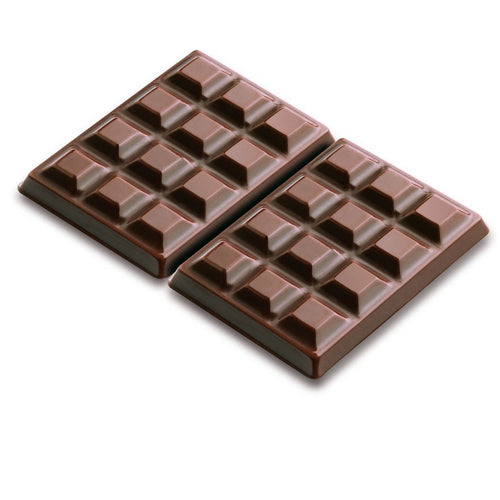Silikomart Silicone Chocolate Mold: Mini Tablet 12 Cavities (Totaling 44 ml)