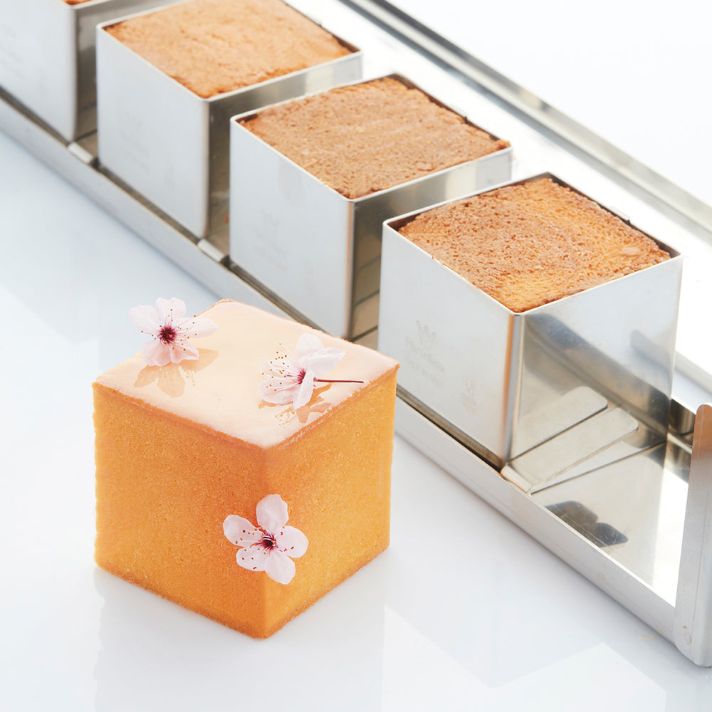 Martellato Mini Cubo Travel Cake Mold, 5 Cavities