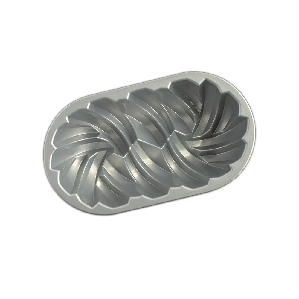 Nordic Ware 75th Anniversary Braided Loaf Pan, 6 Cups