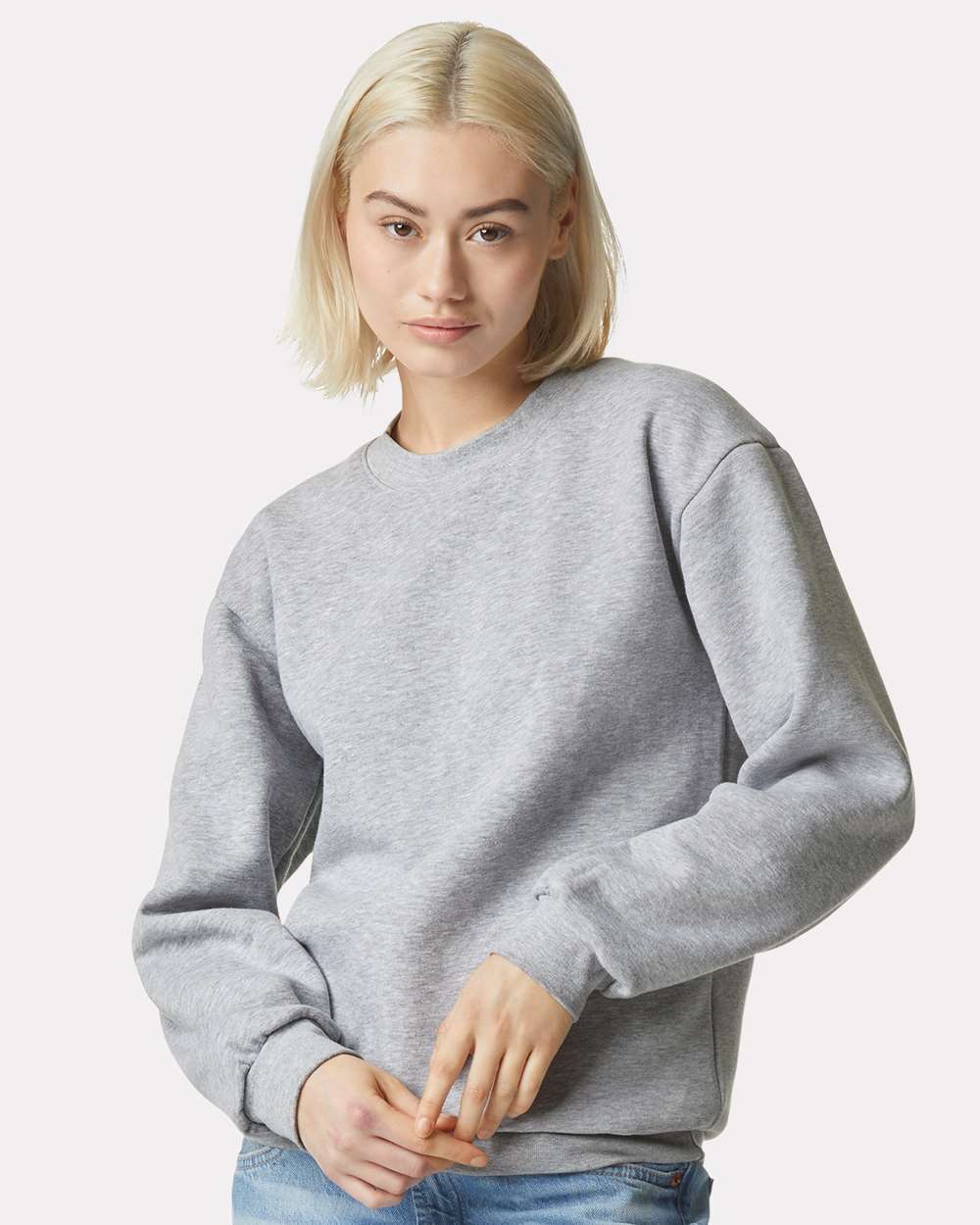 American Apparel® ReFlex Fleece Crewneck Long Sleeve Sweatshirt