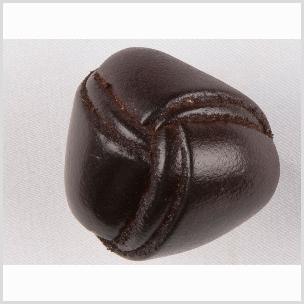 Antique Leather Button - 40L/25.5mm
