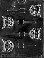 Cat Head Lolly Chocolate Mold
