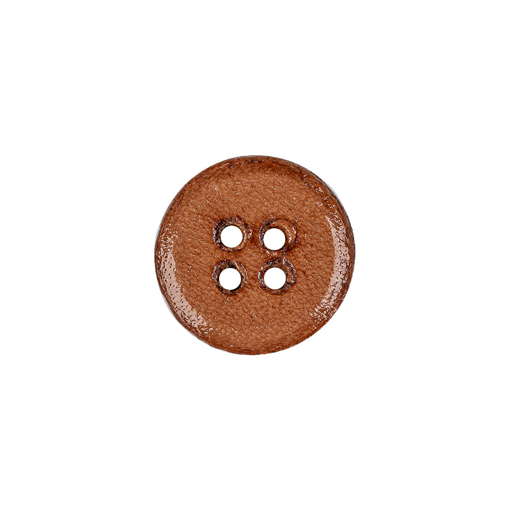 Natural Leather Blazer Button - 24L/15mm