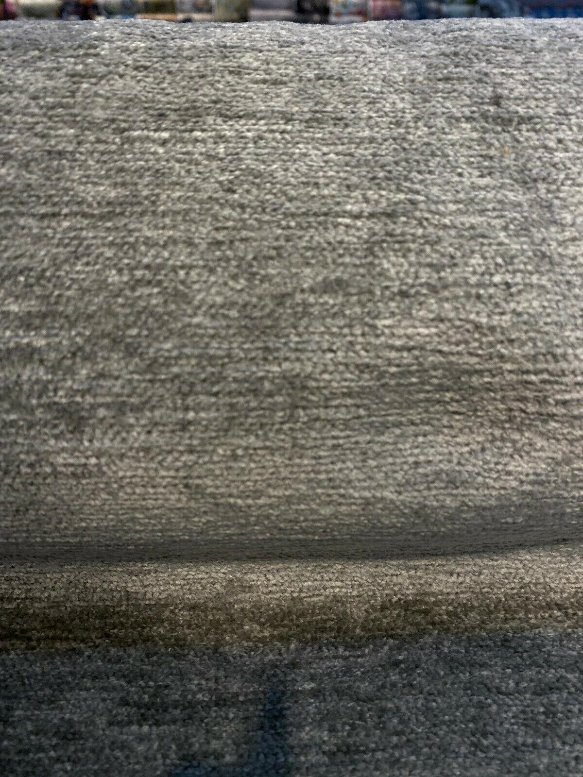 Soft Chenille Cuddle Upholstery Fabric - Slate Gray, Cuddle Pattern, 54" Width (1 Yard)