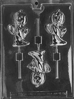 Ghost With Pumpkin Head Lolly Chocolate Mold - LPH084