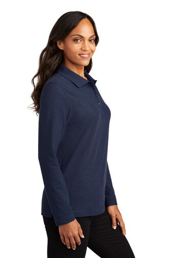 Girls Long Sleeve Knit Polo T-shirt | RADYAN®