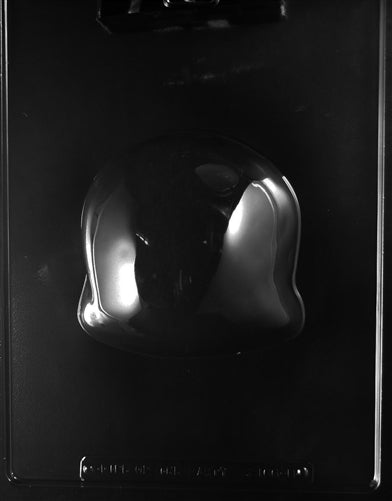 3D Large Skull Chocolate Mold - Back - LPH166B