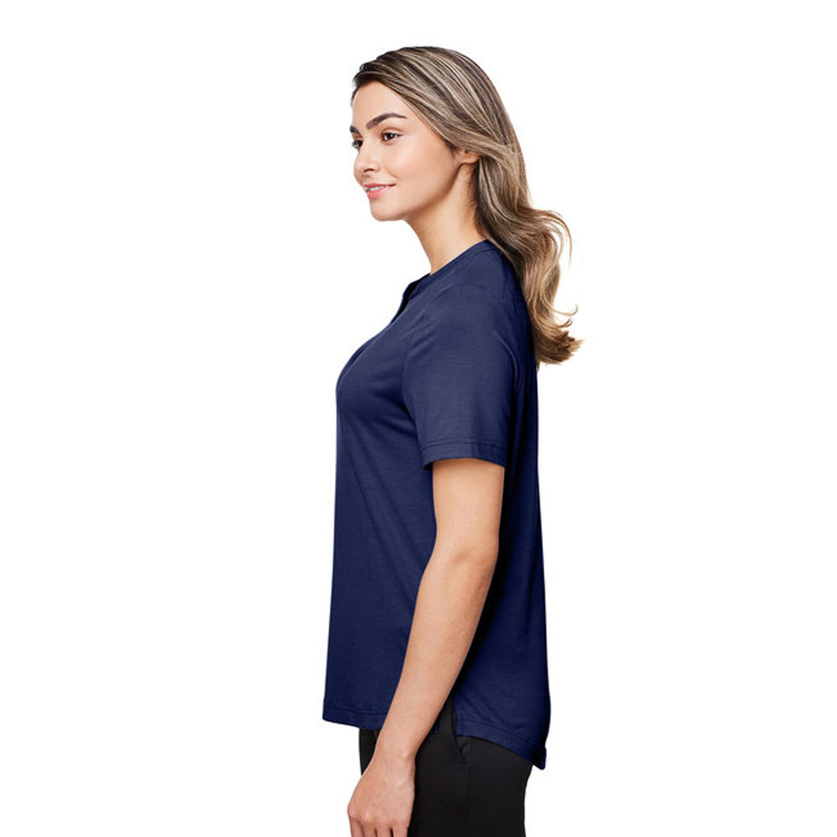 North End® Ladies JAQ Snap Up Stretch Performance Polo