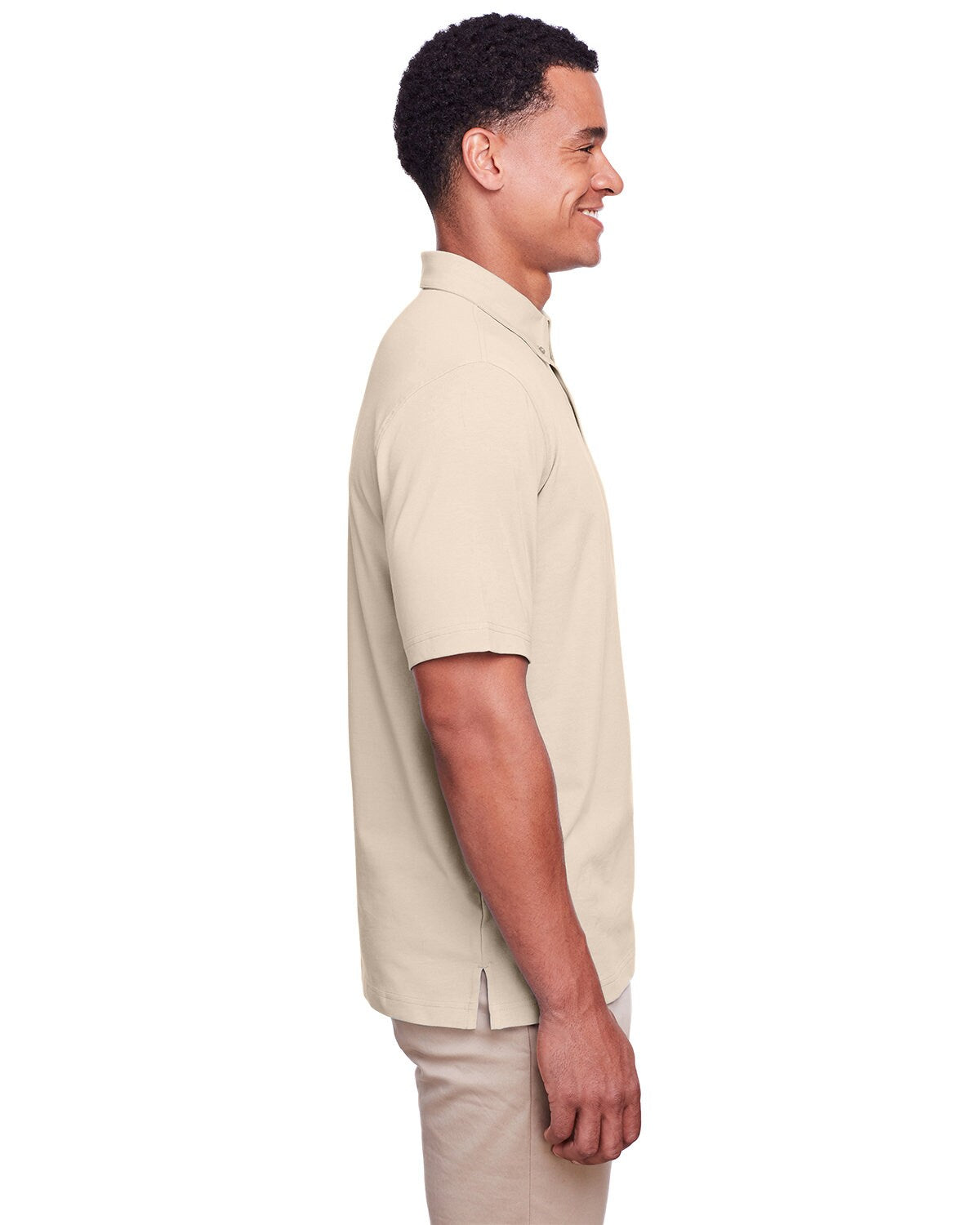 UltraClub® Men's Lakeshore Stretch Cotton Performance Polo
