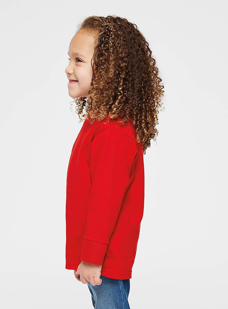 RADYAN® Toddler Crew Neck Long-Sleeve Fine Jersey T-Shirt