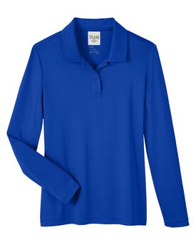 Team® Ladies Zone Performance Long Sleeve Polo