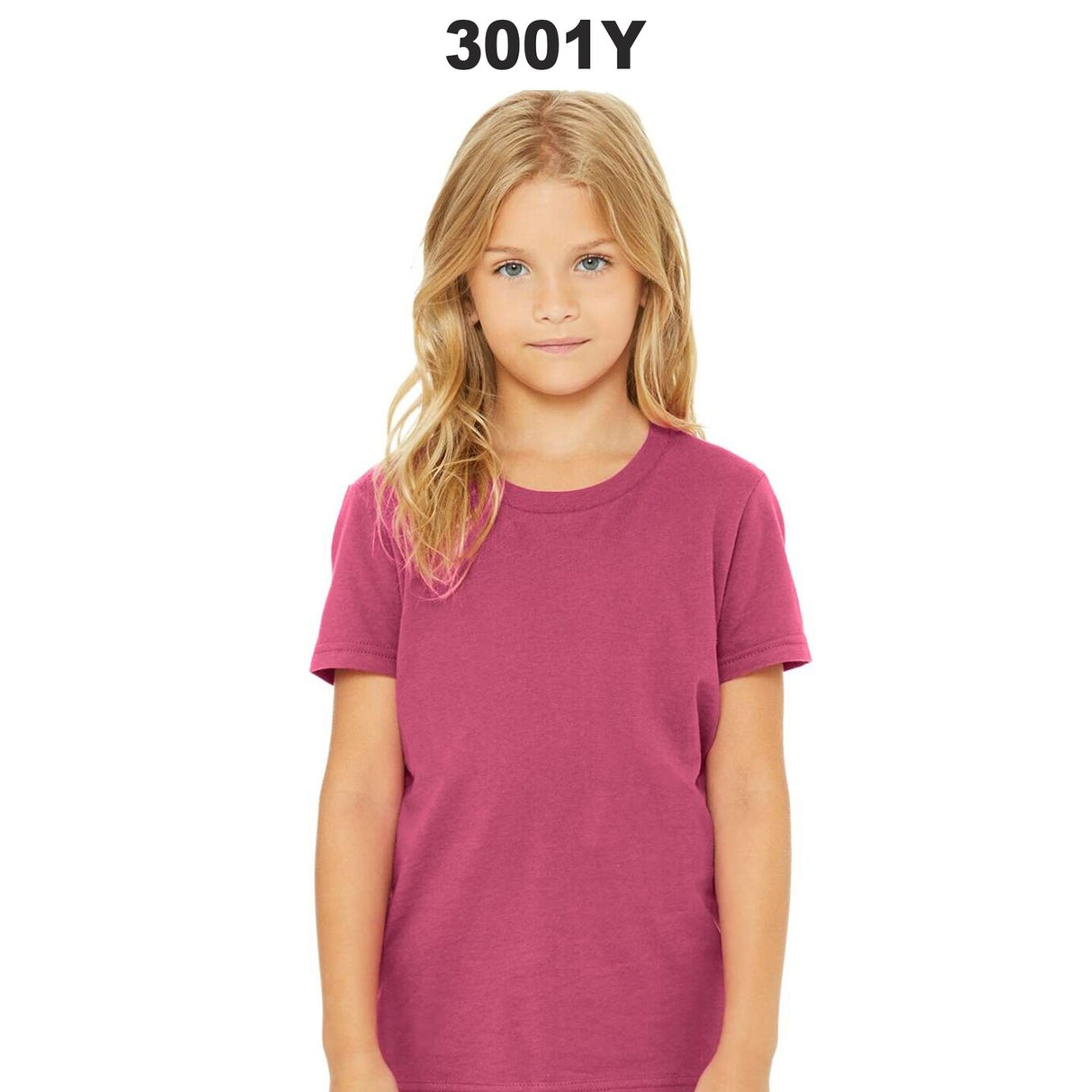 BELLA + CANVAS® Youth Jersey Crewneck Short Sleeve Tee