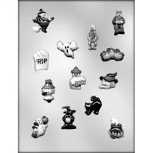 Bite Size Halloween Assortment Chocolate Mold