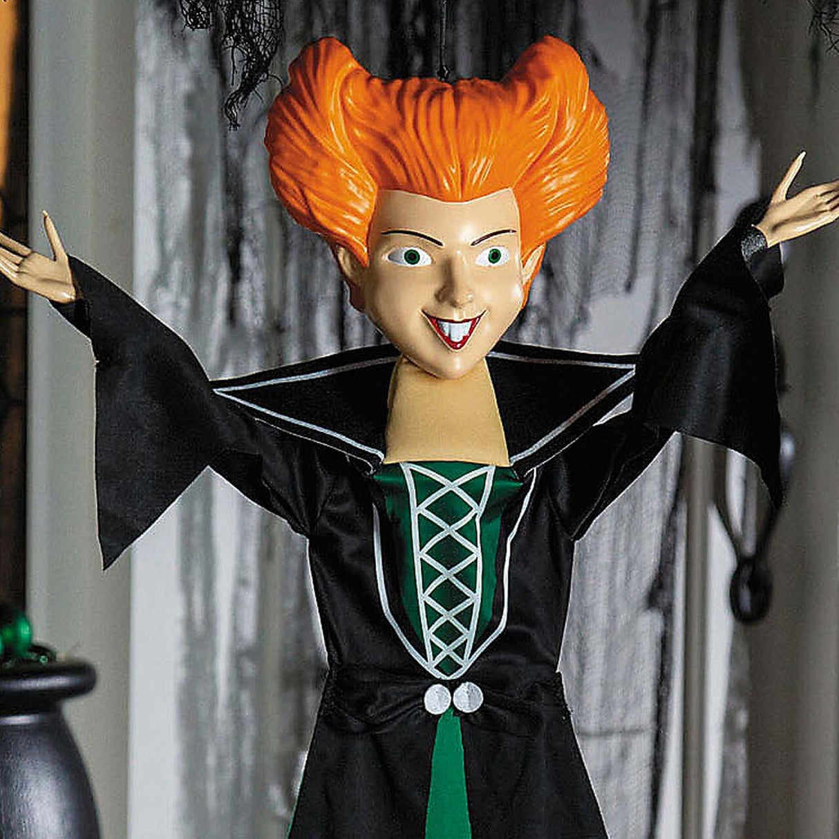 3 Ft. Hocus Pocus Winifred Sanderson Medium Posable Hanging Halloween Decoration