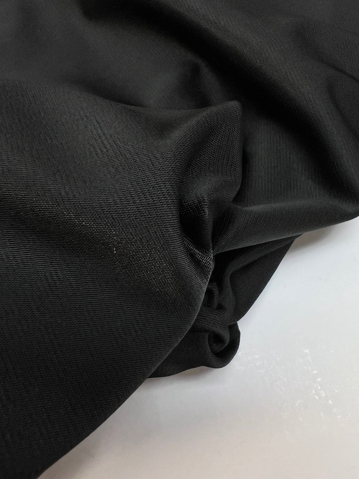 Viscose Knit Moiré Black