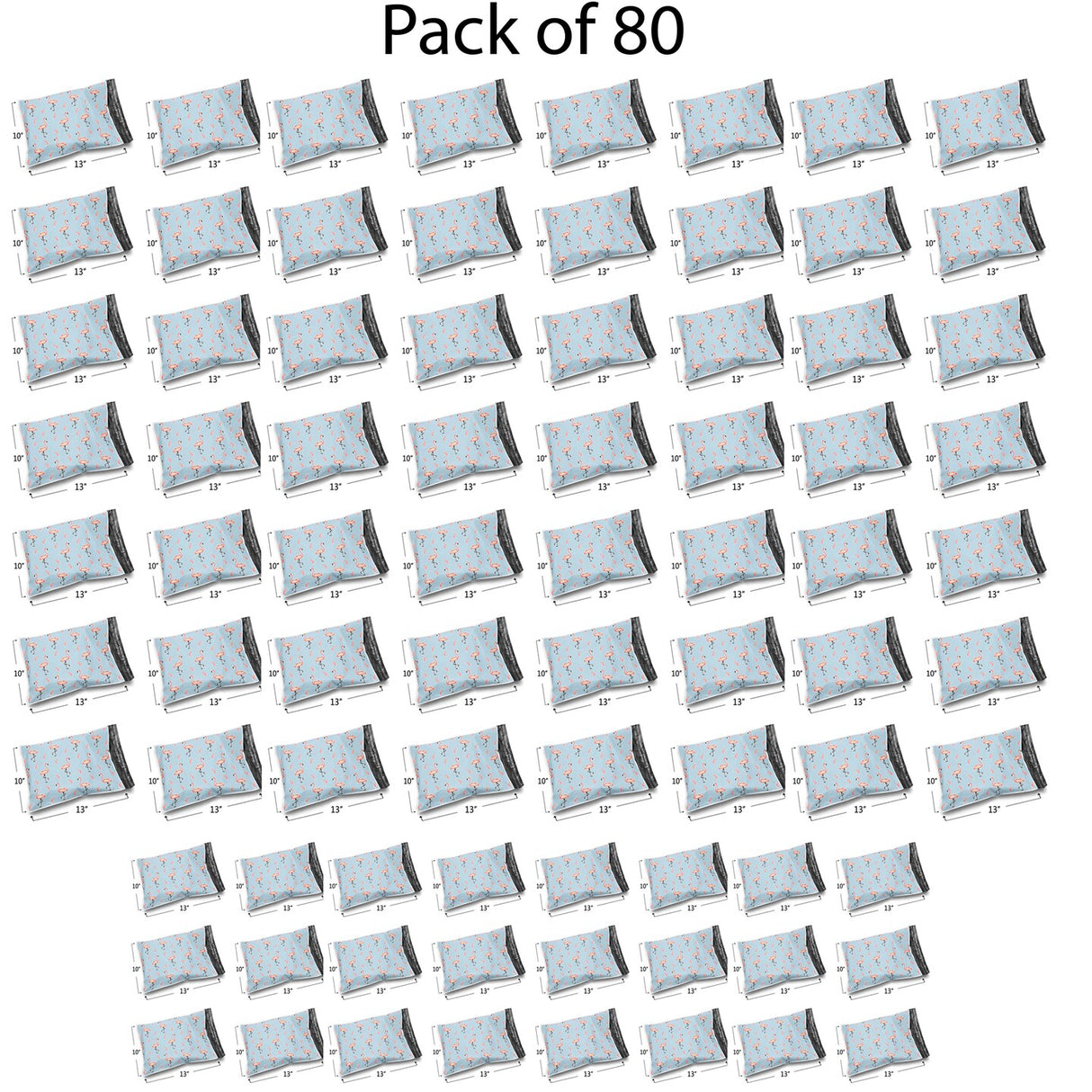 Design Poly Mailer Envelopes 10" x 13" Glossy Multi Pack & Design