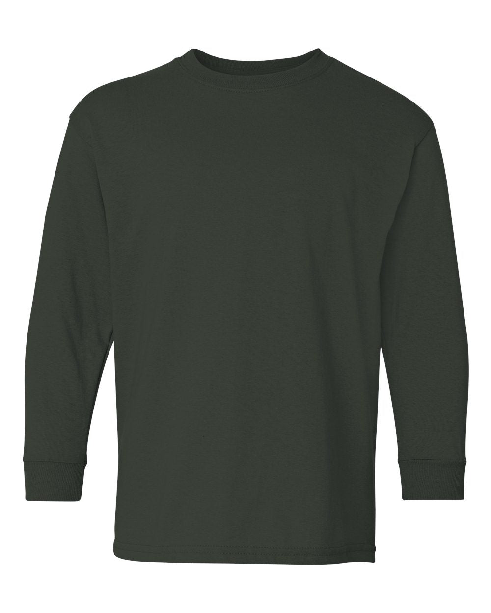 GILDAN® Heavy Cotton Youth Crewneck Long Sleeve T-Shirt