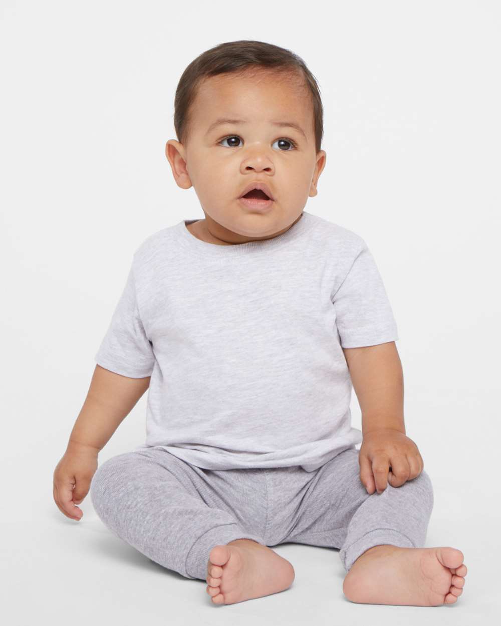 RADYAN® Infant Fine Jersey Short Sleeve Crew Neck Tee - 3322