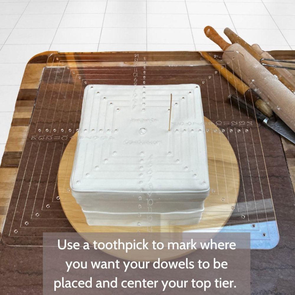 CakeSafe Round & Square Tier Ruler Set