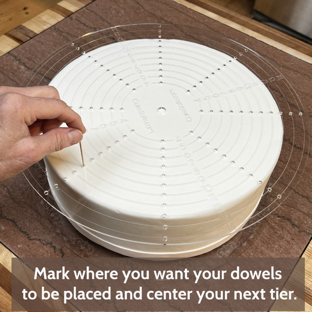 CakeSafe Round & Square Tier Ruler Set