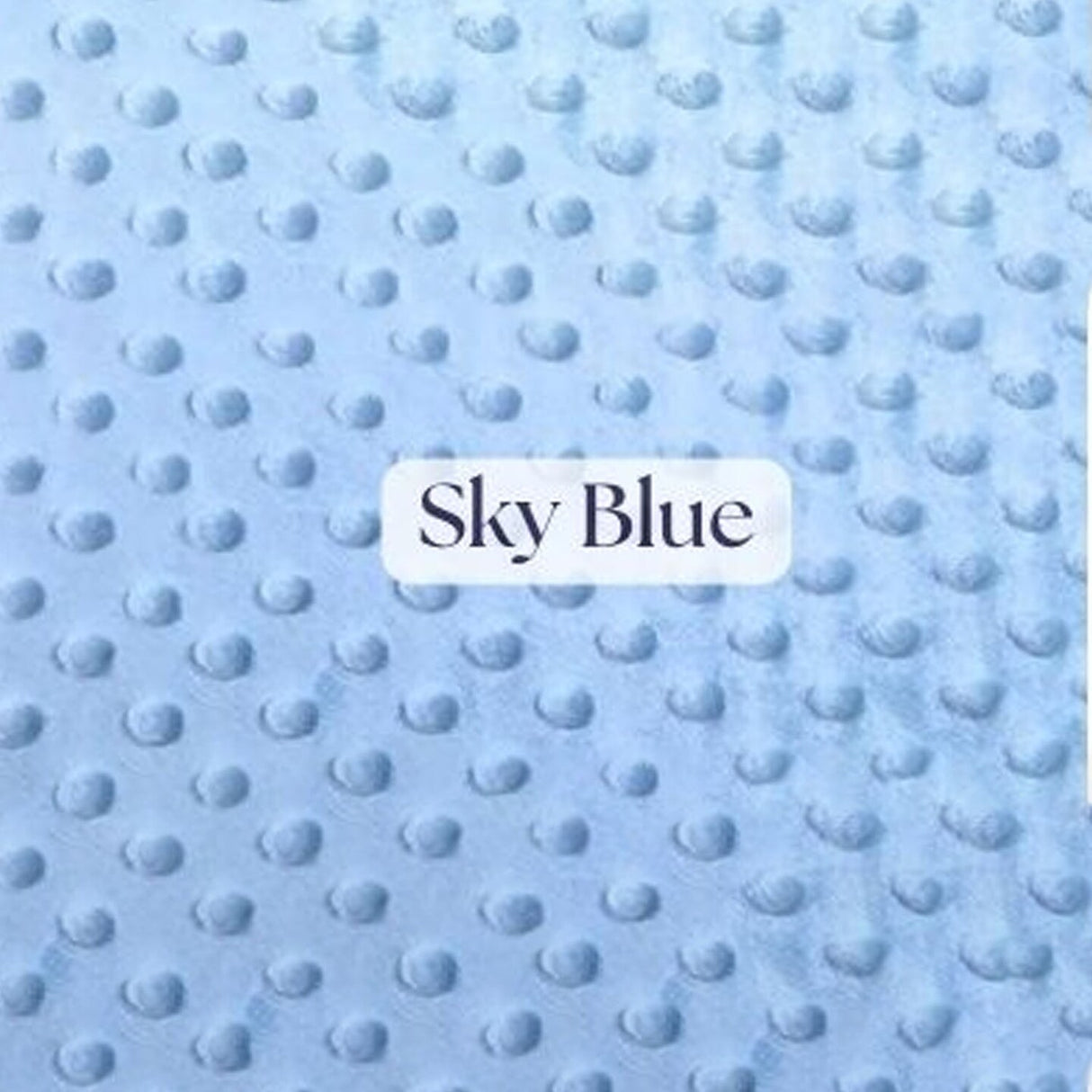 1 Yard Ultra Soft Minky Dot Fleece Plush Fabric 100 Percent Polyester for Crafts 60 Inch Width