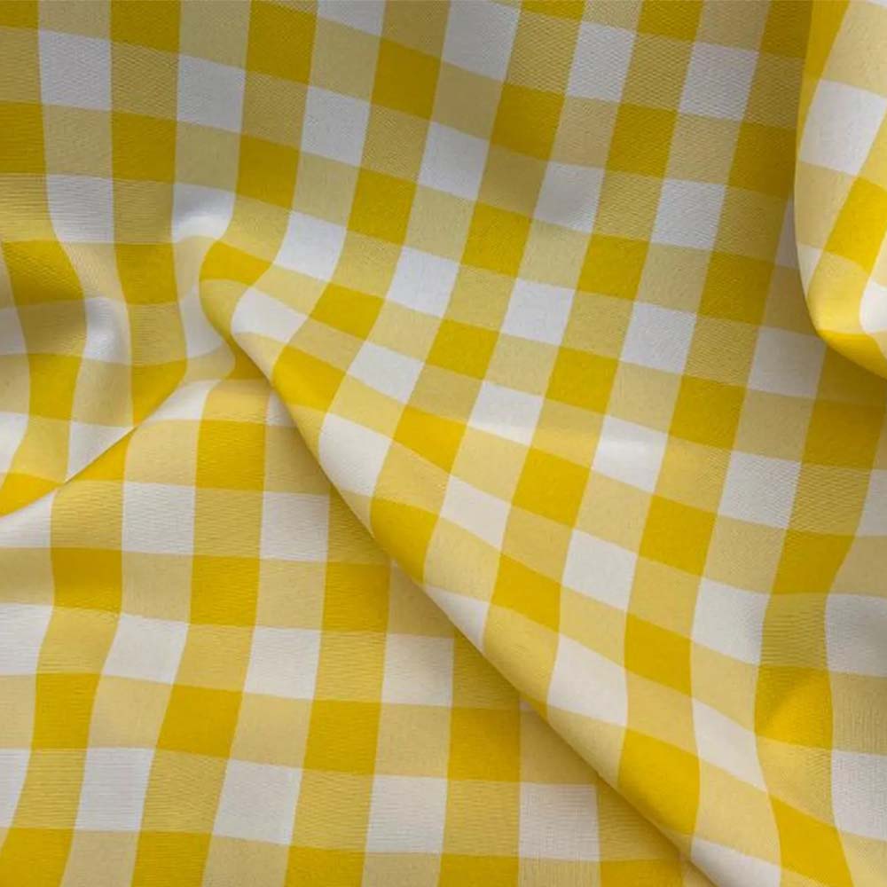 1 Yard 100% Polyester Checkered Gingham Fabric 60 Inch Width for Sewing Projects