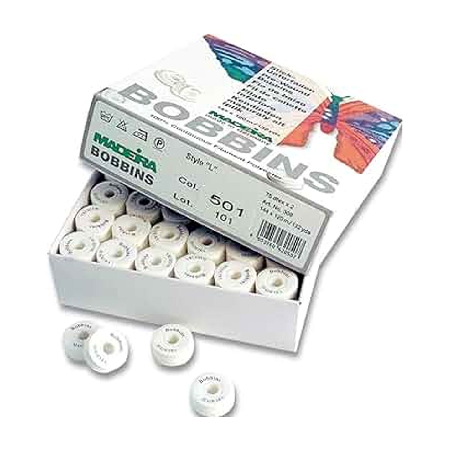 Madeira Mag Core Bobbin White