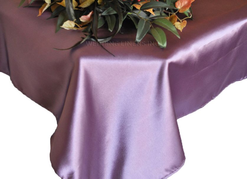 Rectangular Satin Tablecloth 54x108 Wisteria