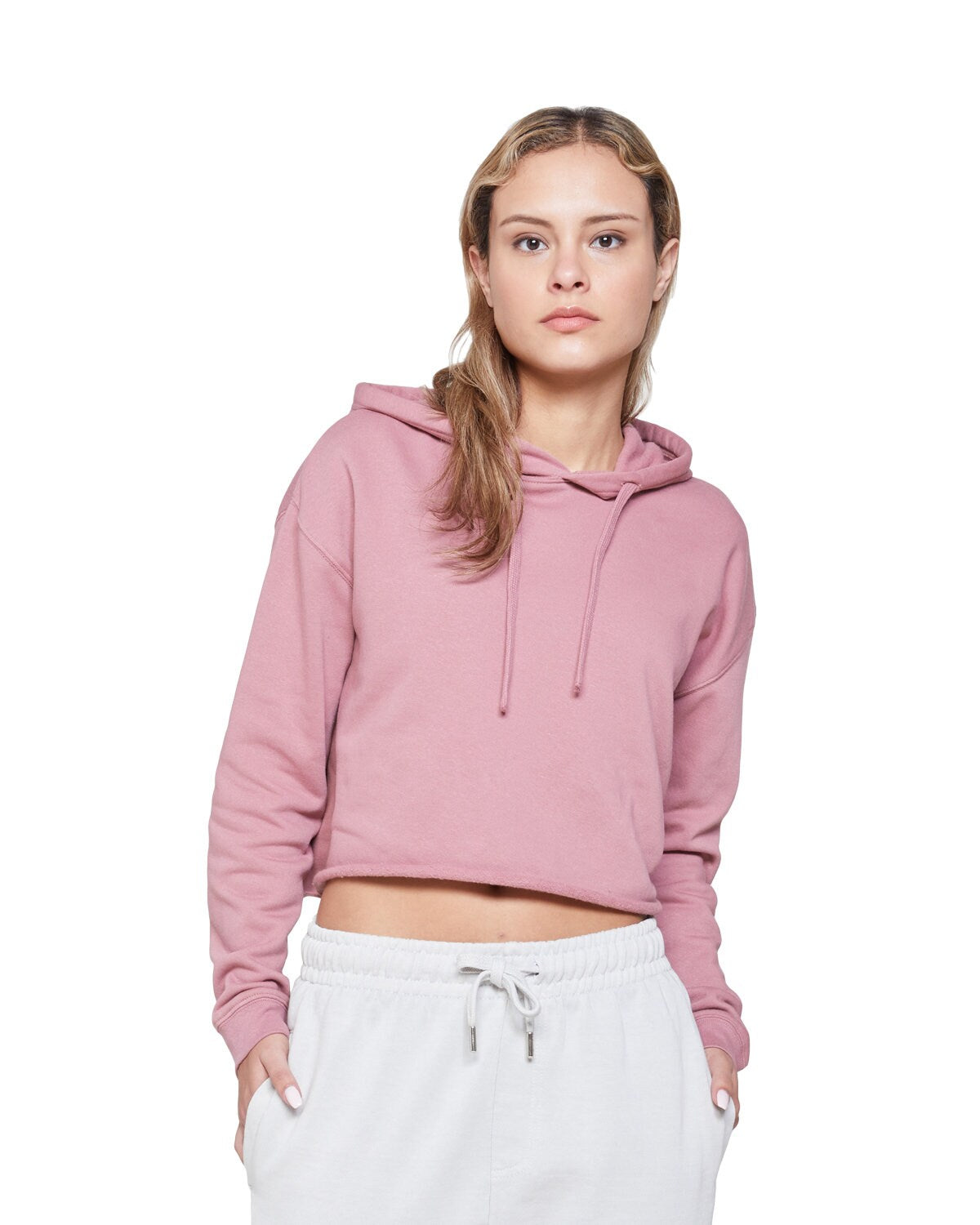 Lane Seven® Ladies' Cropped Fleece Hoodie