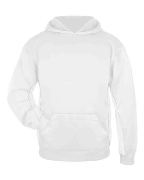 Badger Youth Performance Fleece Hooded Sweatshirt