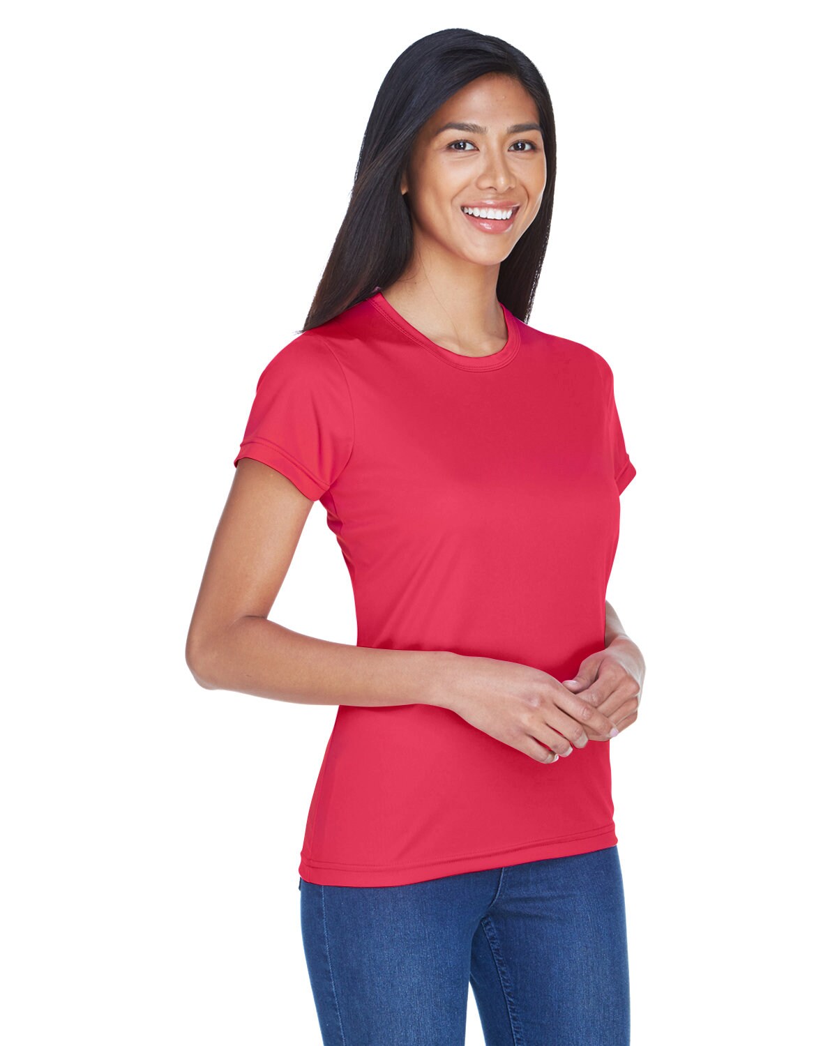 UltraClub® Ladies Cool & Dry Sport Performance Interlock T-Shirt