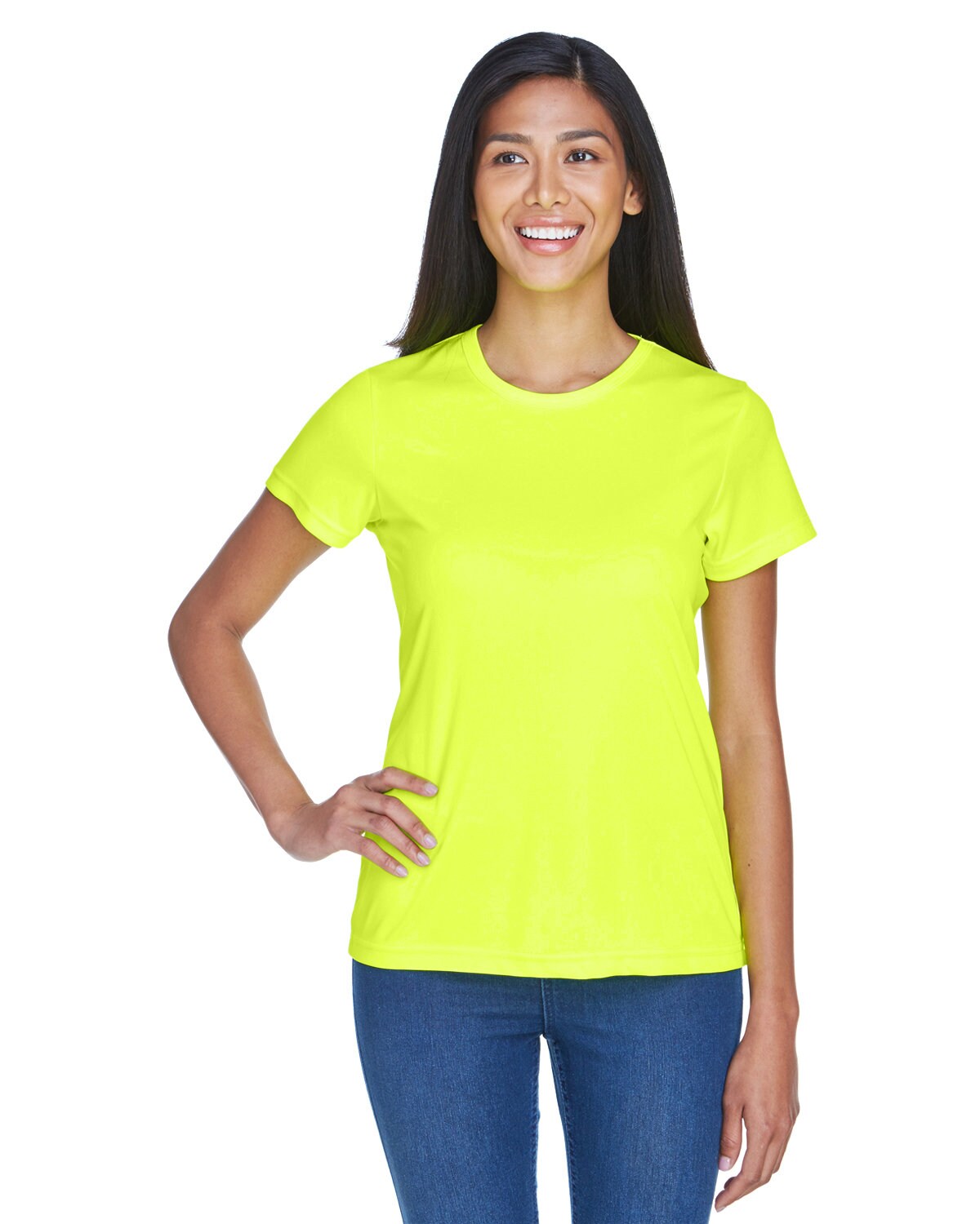 UltraClub® Ladies Cool & Dry Sport Performance Interlock T-Shirt
